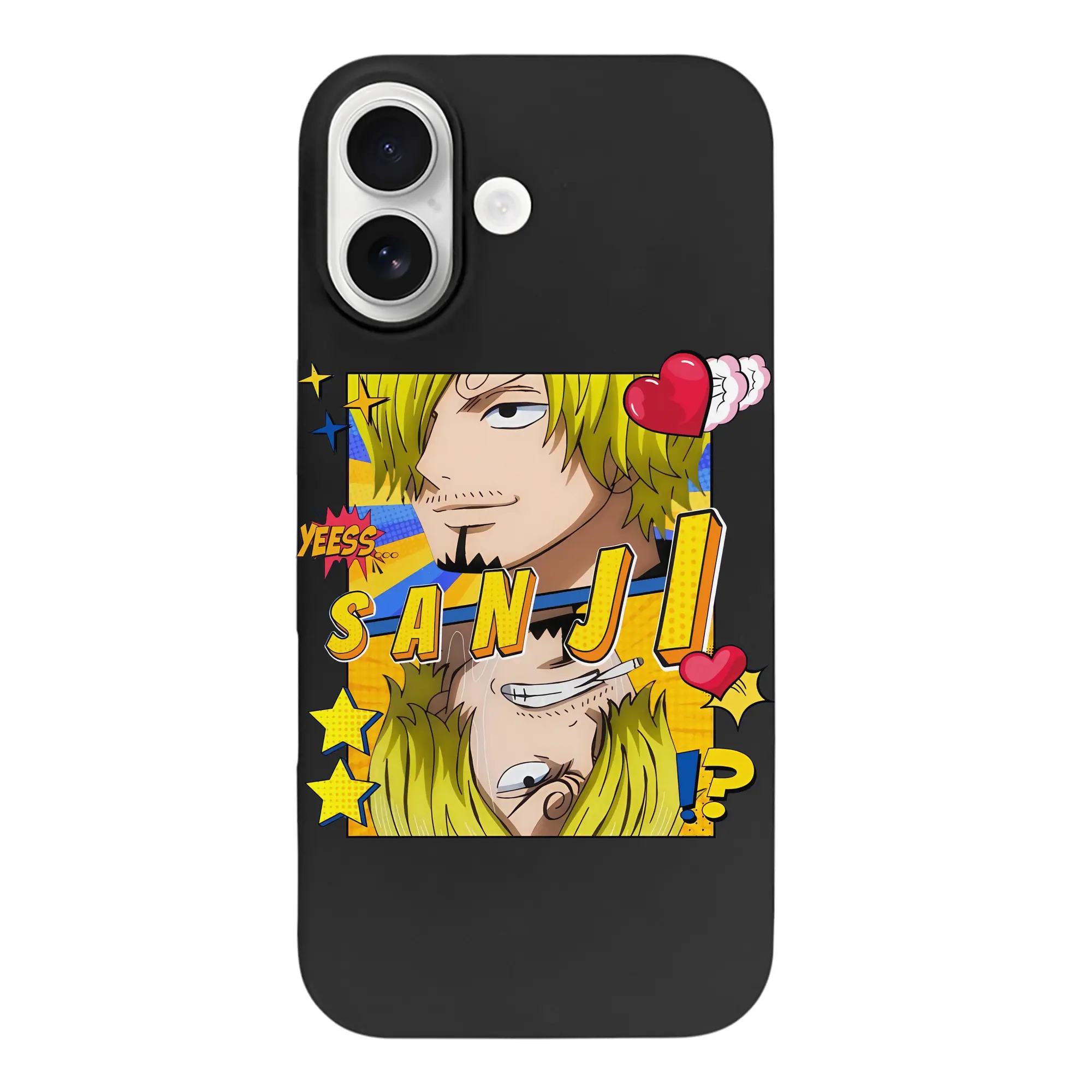 ワンピース グッズ ヴィンスモーク・サンジ - iPhone 17 シリーズ シリコンケース 薄型 耐衝撃 指紋防止 ソフトタッチカバー 精密フィット 傷防止 保護ケース iPhone 17/17 Air/17 Pro/17 Pro Max 対応